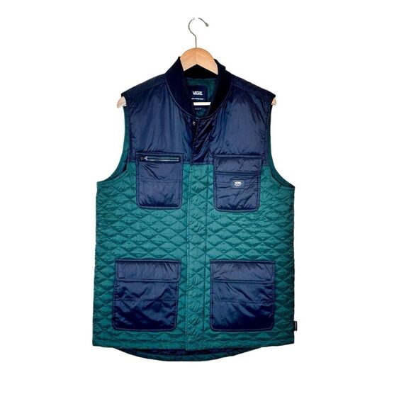 Vans Other - Vans Mens Drill Chore Coat Vest Size Medium Oversized Quilted Outdoors